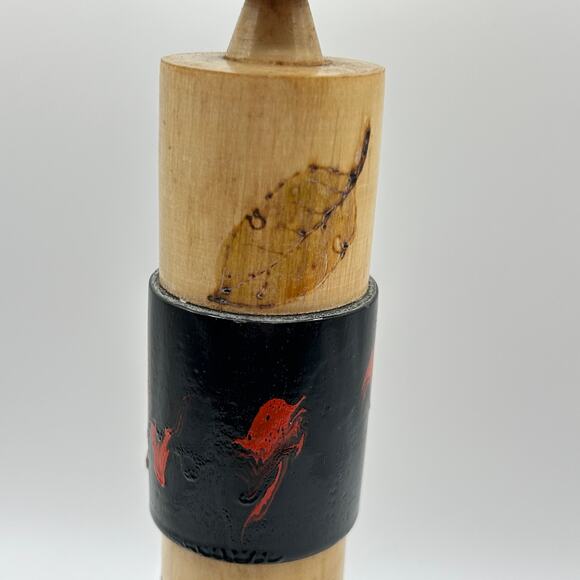 Large Japanese Kokeshi Doll 12” - Vintage Collectible- Antique Wooden Folk Art - Picture 12 of 13